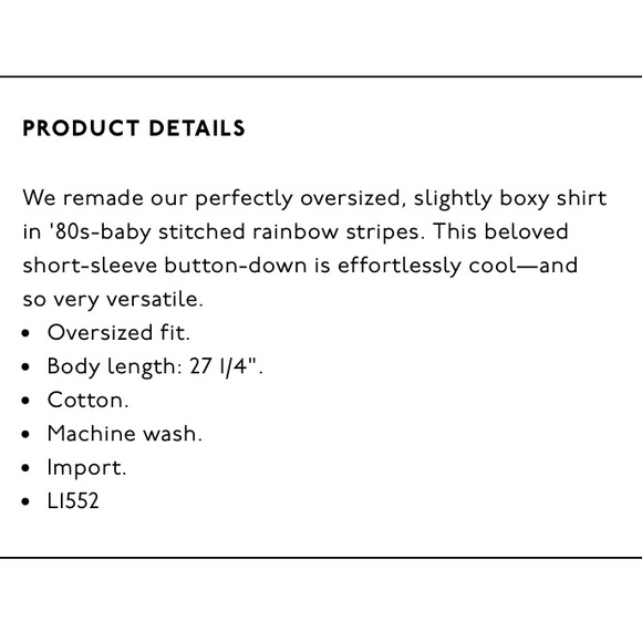 MADEWELL Courier Shirt in Stitched Rainbow Stripe - Picture 13 of 13